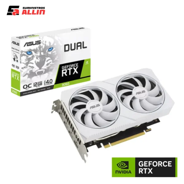 RTX 3060 12GB GDDR6 192BITS DUAL OC WHITE (PN90YV0GB9-M0A00)