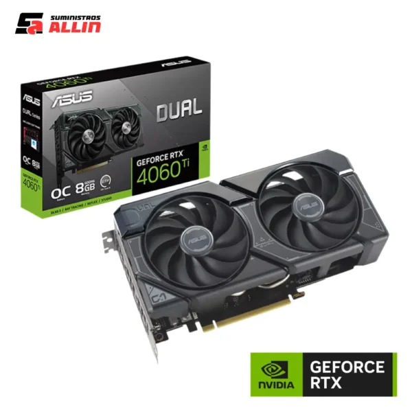 RTX 4060Ti 8GB GDDR6 128BITS OC EDITION DUAL (PN90YV0J40-MVAA00)