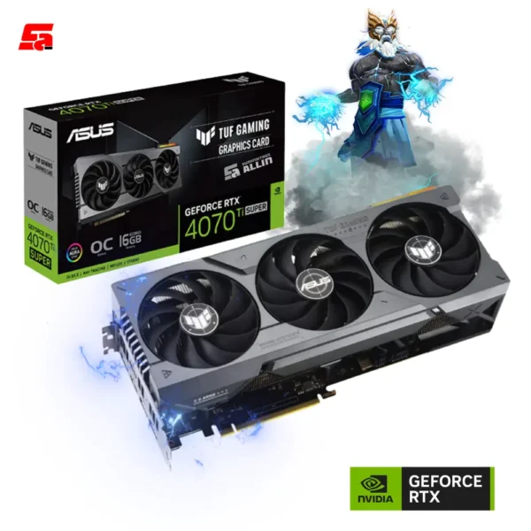 RTX 4070Ti SUPER 16GB GDDR6X 256BITS TUF GAMING OC (PN90YV0KF1-MVAA00)