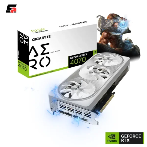 RTX 4070 12GB 192BITS GDDR6X AERO OC V2 (PN:GV-N4070AERO OCV2-12GD)