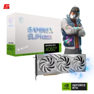 RTX 4060Ti 16GB GDDR6 128BITS GAMING X SLIM WHITE (PN912-V517-086)