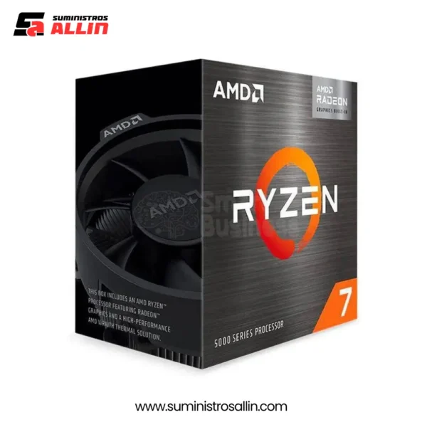 AMD RYZEN 7 5700G 3.8GHZ HASTA 4.6GHZ 16MB (100-100000263BOX) AM4 8 NUCLEOS RADEON GRAPHICS